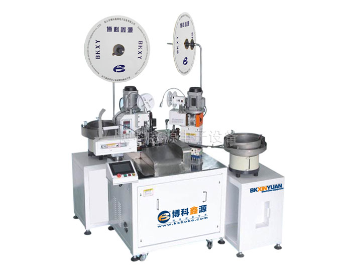 BK-17全自動雙頭穿護套端子機